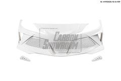 Toyota Supra MK5 A90 A91 3.0 2.0 2020-ON with Aftermarket Parts - "Hyperion" Narrow Body Front Bumper & Lip Carbon Fiber / FRP from Robot Craftsman