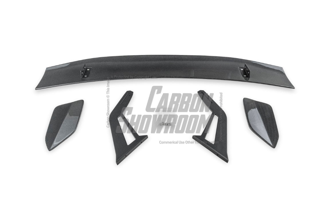 Tesla Model 3 Highland  Performance 2024-ON with Robot Craftsman's Aftermarket Parts - Carbon Fiber & FRP GT Wing HACKER