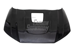 SD Carbon Fiber Tempered Glass Hood Bonnet For Audi A4 S4 2017-ON B9 B9.5 - Performance SpeedShop