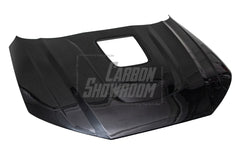 SD Carbon Fiber Tempered Glass Hood Bonnet For Audi A4 S4 2017-ON B9 B9.5 - Performance SpeedShop