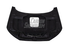 SD Carbon Fiber Tempered Glass Hood Bonnet For Audi A4 S4 2017-ON B9 B9.5 - Performance SpeedShop