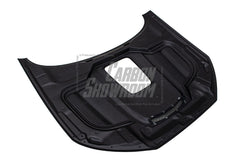 SD Carbon Fiber Tempered Glass Hood Bonnet For Audi A4 S4 2017-ON B9 B9.5 - Performance SpeedShop