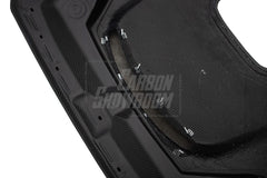 SD Carbon Fiber Tempered Glass Hood Bonnet For Audi A4 S4 2017-ON B9 B9.5 - Performance SpeedShop