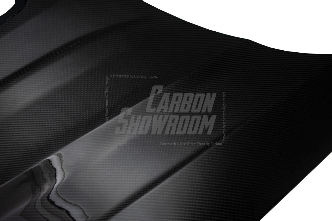 SD Carbon Fiber Tempered Glass Hood Bonnet For Audi A4 S4 2017-ON B9 B9.5 - Performance SpeedShop
