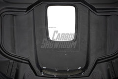 SD Carbon Fiber Tempered Glass Hood Bonnet For Audi A4 S4 2017-ON B9 B9.5 - Performance SpeedShop
