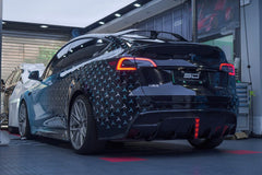 SD Carbon Fiber Rear Trunk Spoiler For Tesla Model Y / Performance