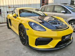 SD Carbon Dry Carbon Fiber Side Vents For Porsche 718 Cayman Boxster