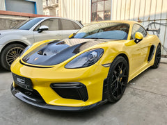 SD Carbon Dry Carbon Fiber Side Vents For Porsche 718 Cayman Boxster