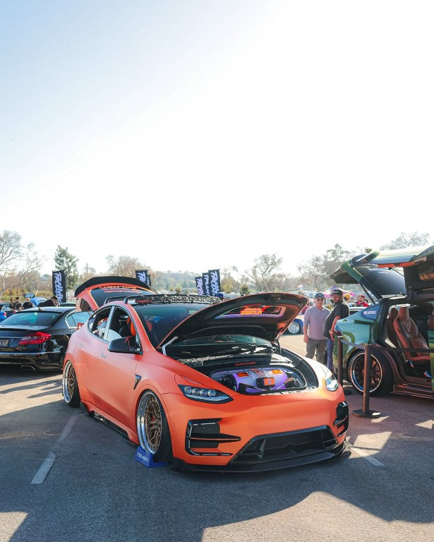SD Carbon Side Skirts For Tesla Model Y / Performance - Performance SpeedShop