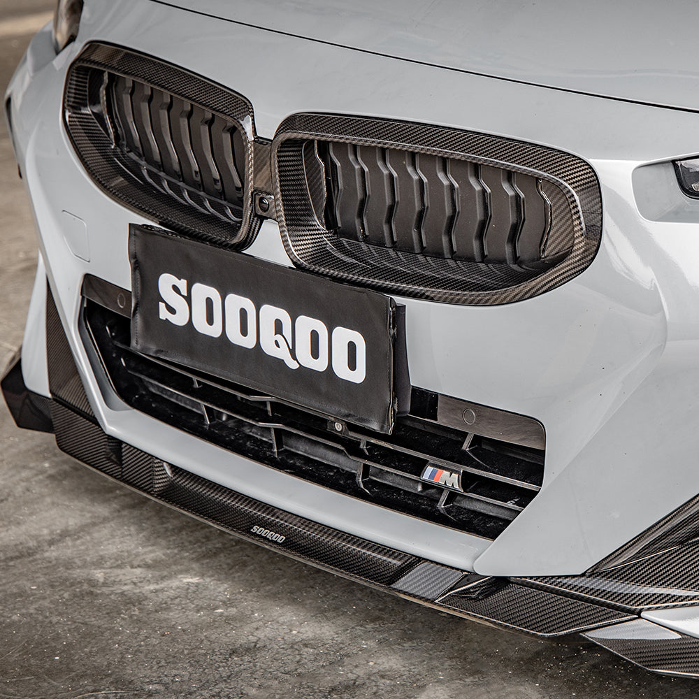 BMW 2 Series M240i 230i G42 2022 2023 2024 with Aftermarket Parts - Front Lip Pre-preg Carbon Fiber from SOOQOO USA