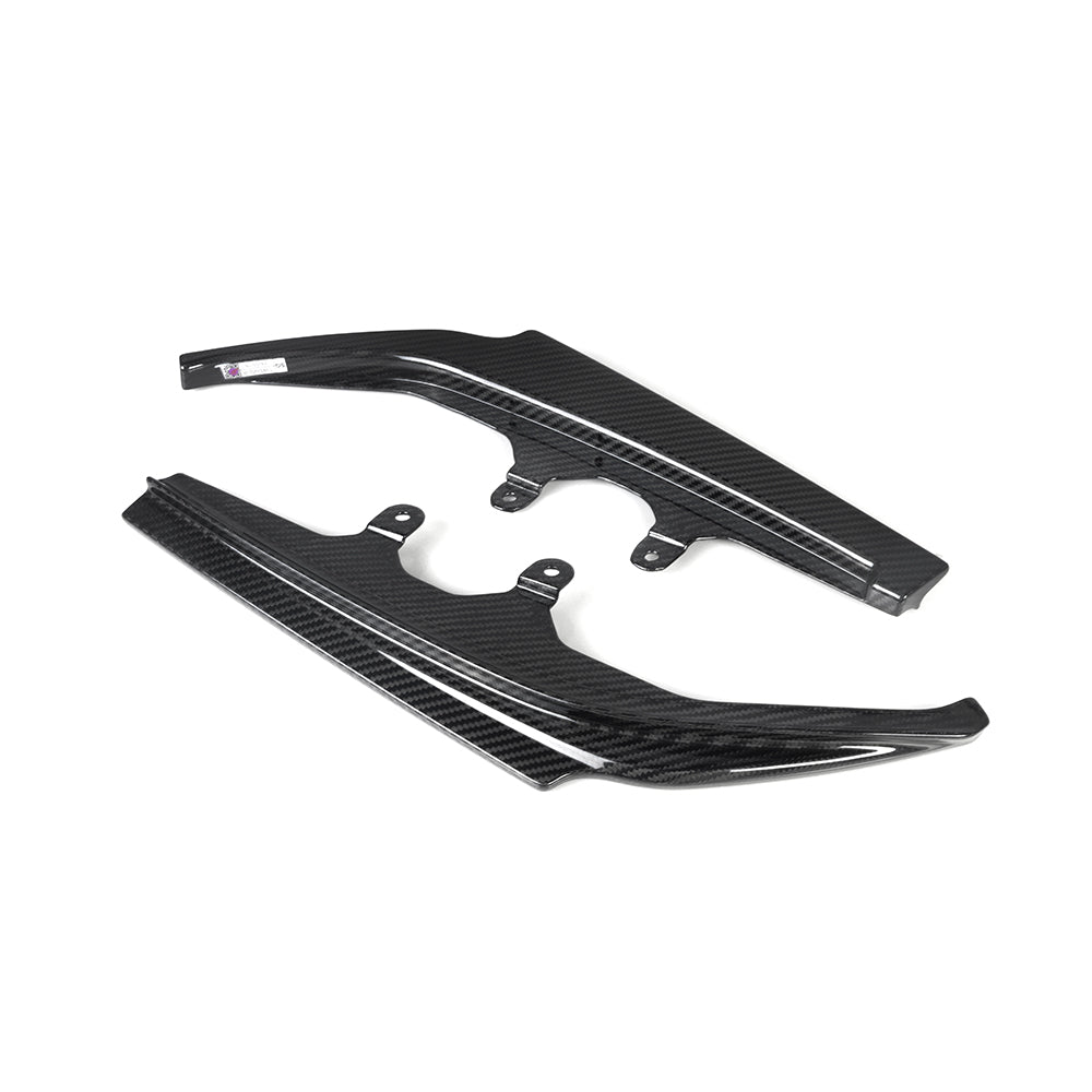 BMW 2 Series M240i G42 2022 2023 2024 with Aftermarket Parts - Rear Bumper Lower Canards Trim?Pre-preg Carbon Fiber from SOOQOO USA