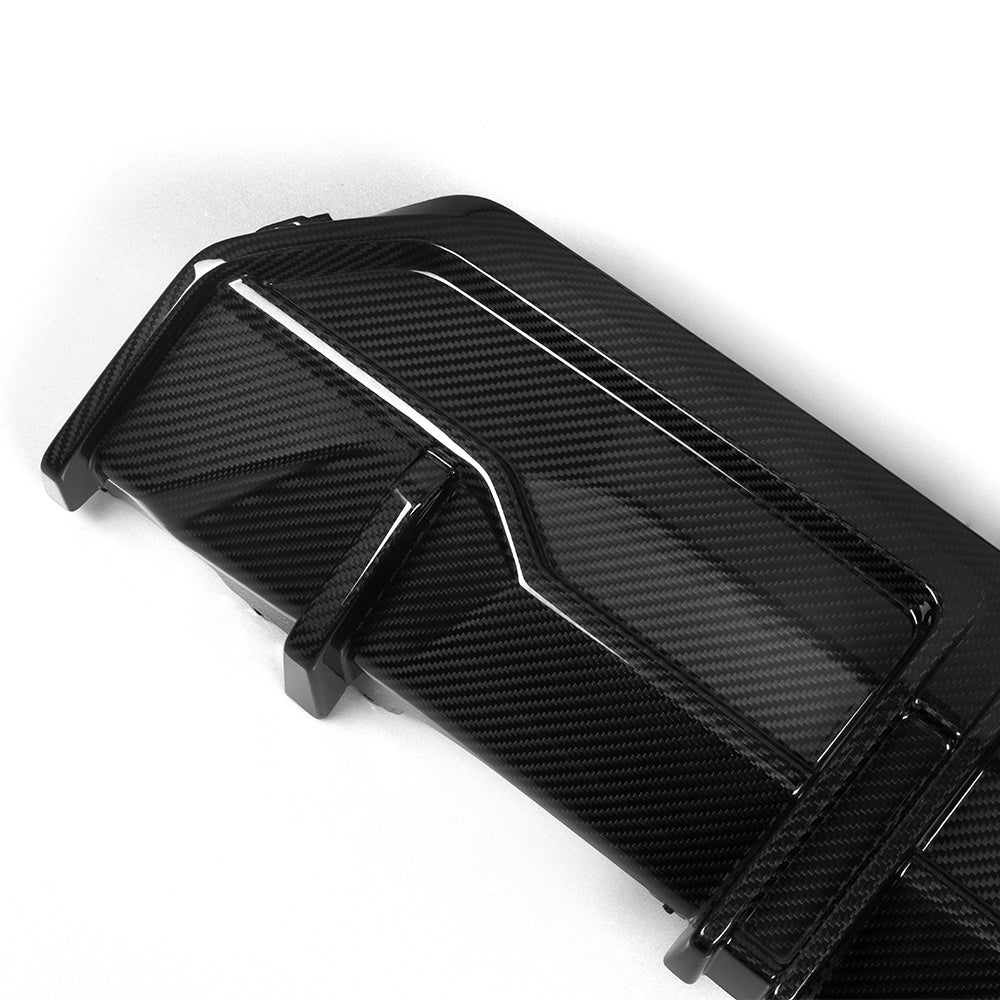 BMW 2 Series M240i 230i G42 2022 2023 2024 with Aftermarket Parts - Without Light Rear Diffuser Pre-preg Carbon Fiber from SOOQOO USA