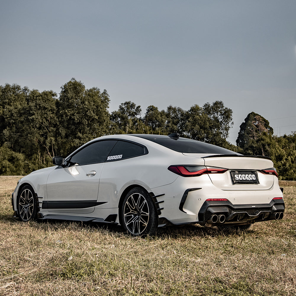 thumbnail image 2 of Gloss Black Rear Diffuser For BMW 4 Series G22 G23 M-Sport (2020-2022) 2 of 5