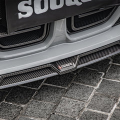 BMW M3 G80 G81 2021 2022 2023 2024 & M4 G82 G83 2021 2022 2023 2024 with Aftermarket Parts - Front Lip Pre-preg Carbon Fiber from SOOQOO USA