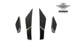 Audi RS3 8Y.5 Facelift 2025-ON with Aftermarket Parts - Front Canards Dry Pre-preg Carbon Fiber from SOOQOO USA