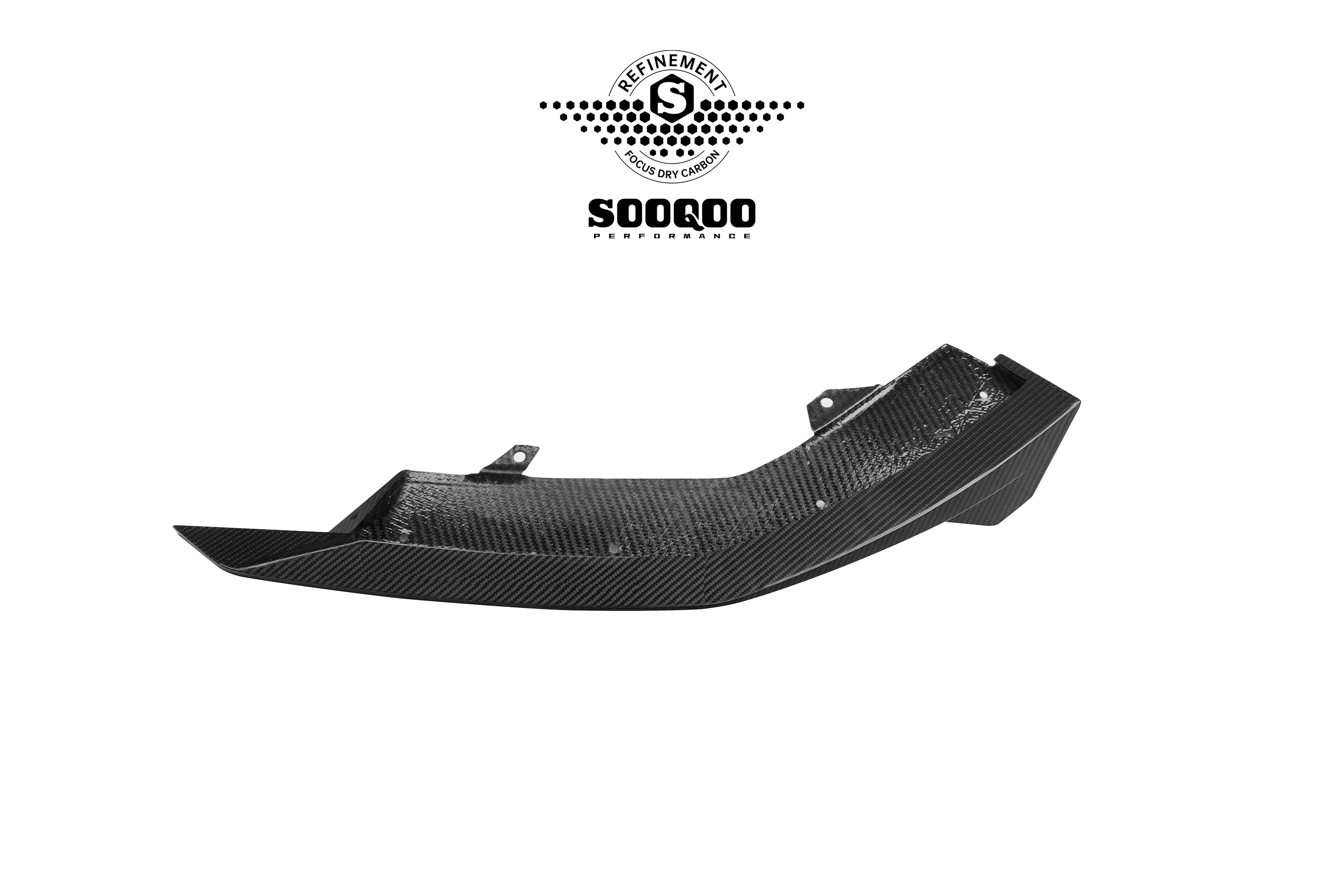 Audi RS3 8Y.5 Facelift 2025-ON with Aftermarket Parts - V1 Style Front Lip Dry Pre-preg Carbon Fiber from SOOQOO USA