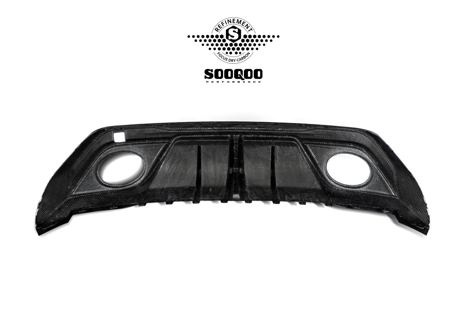 Audi RS3 8Y.5 Facelift 2025-ON with Aftermarket Parts - Rear Diffuser Dry Pre-preg Carbon Fiber from SOOQOO USA