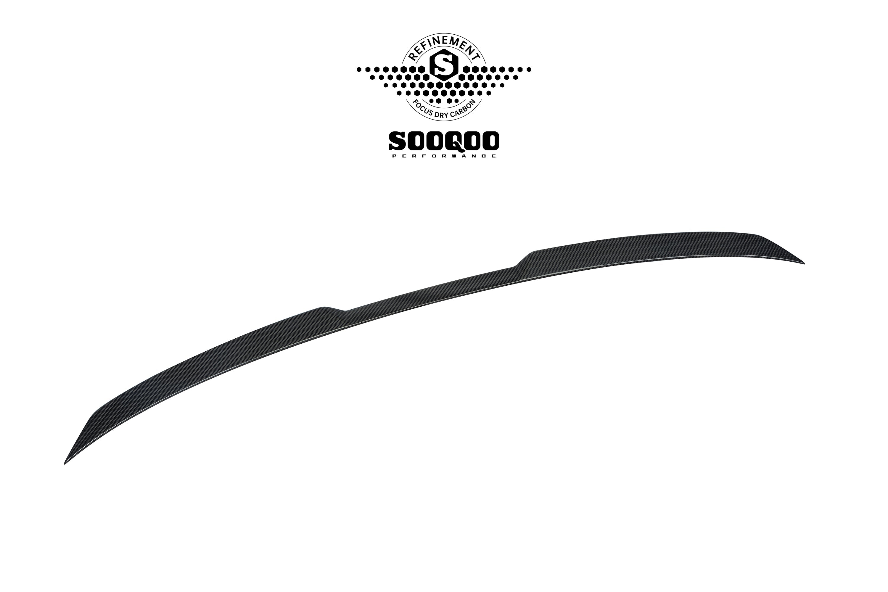 Audi RS3 8Y 8Y.5 2020-ON with Aftermarket Parts - Rear Lip Spoiler Dry Pre-preg Carbon Fiber from SOOQOO USA