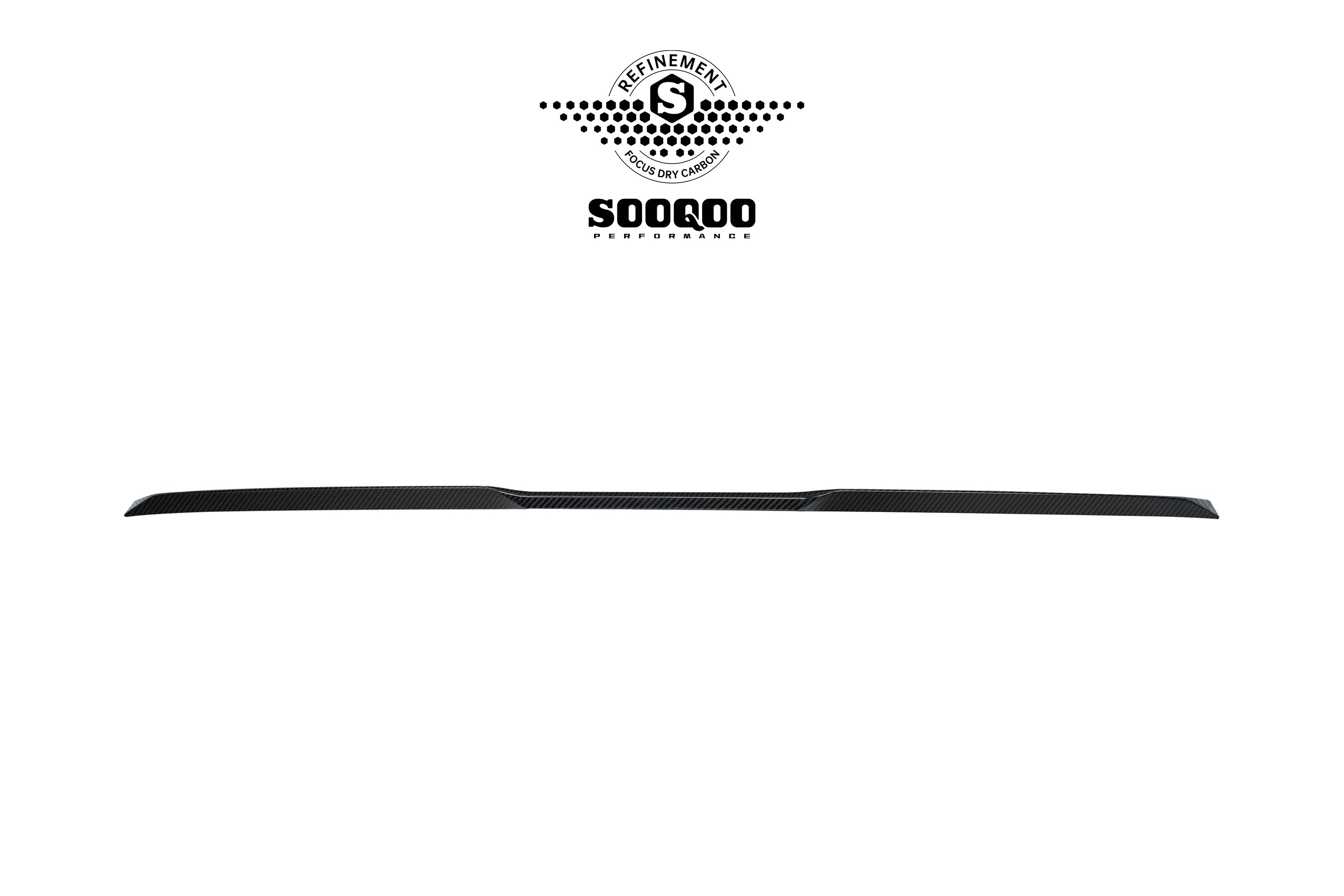 Audi RS3 8Y 8Y.5 2020-ON with Aftermarket Parts - Rear Lip Spoiler Dry Pre-preg Carbon Fiber from SOOQOO USA