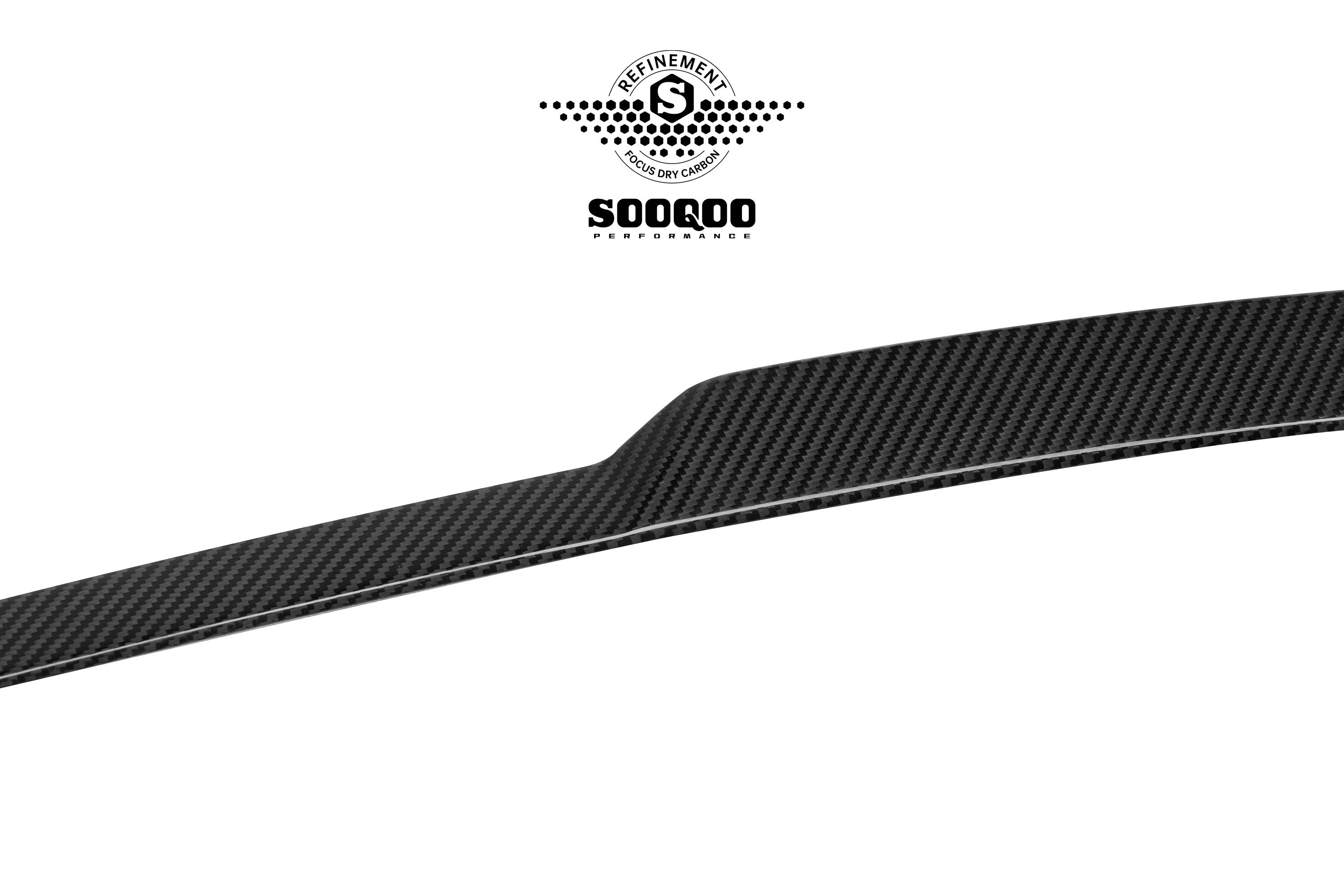 Audi RS3 8Y 8Y.5 2020-ON with Aftermarket Parts - Rear Lip Spoiler Dry Pre-preg Carbon Fiber from SOOQOO USA