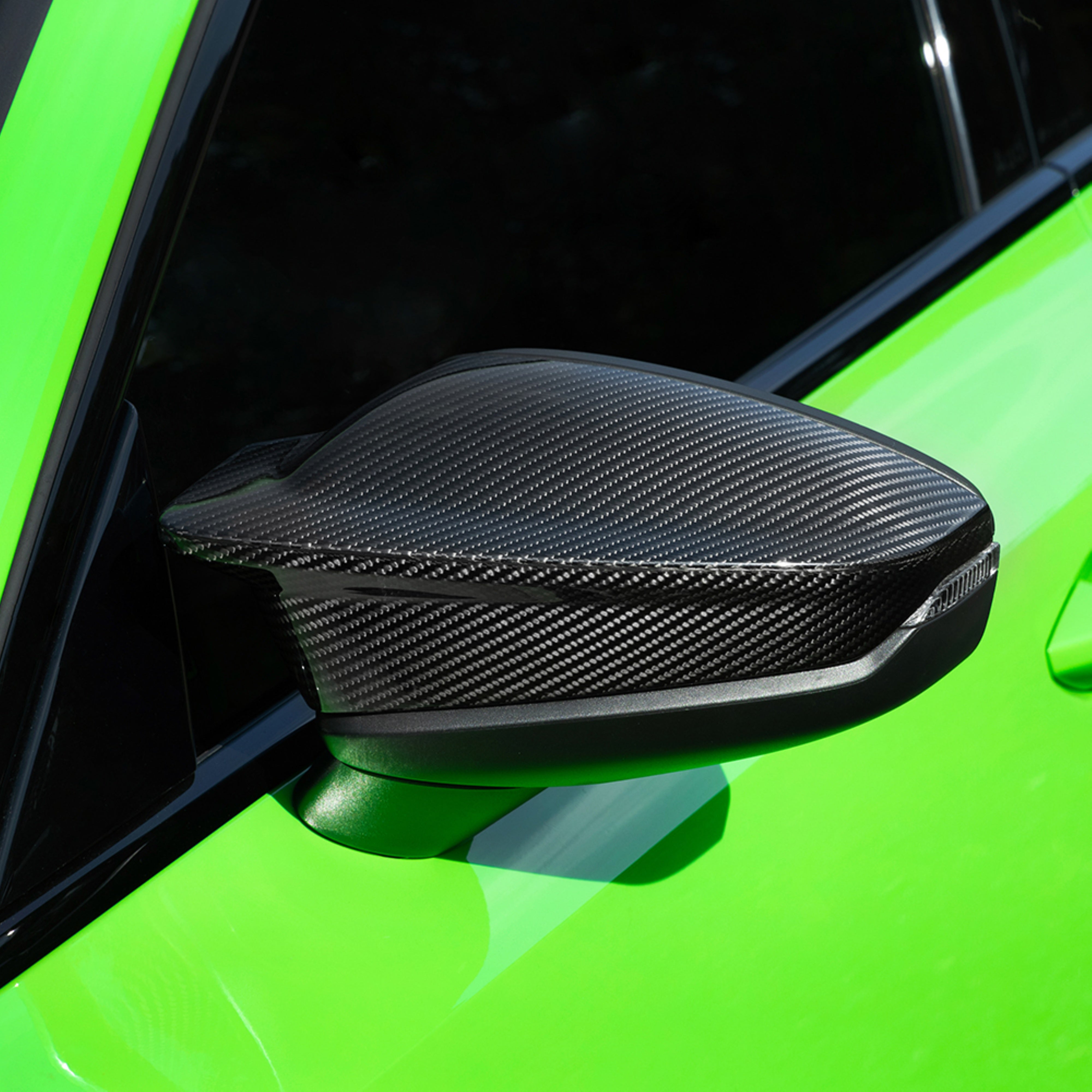 Audi RS3 8Y 8Y.5 2021-ON (Left Hand Drive Only) with Aftermarket Parts - Without Lane Keep Assist Mirror Caps Dry Pre-preg Carbon Fiber from SOOQOO USA
