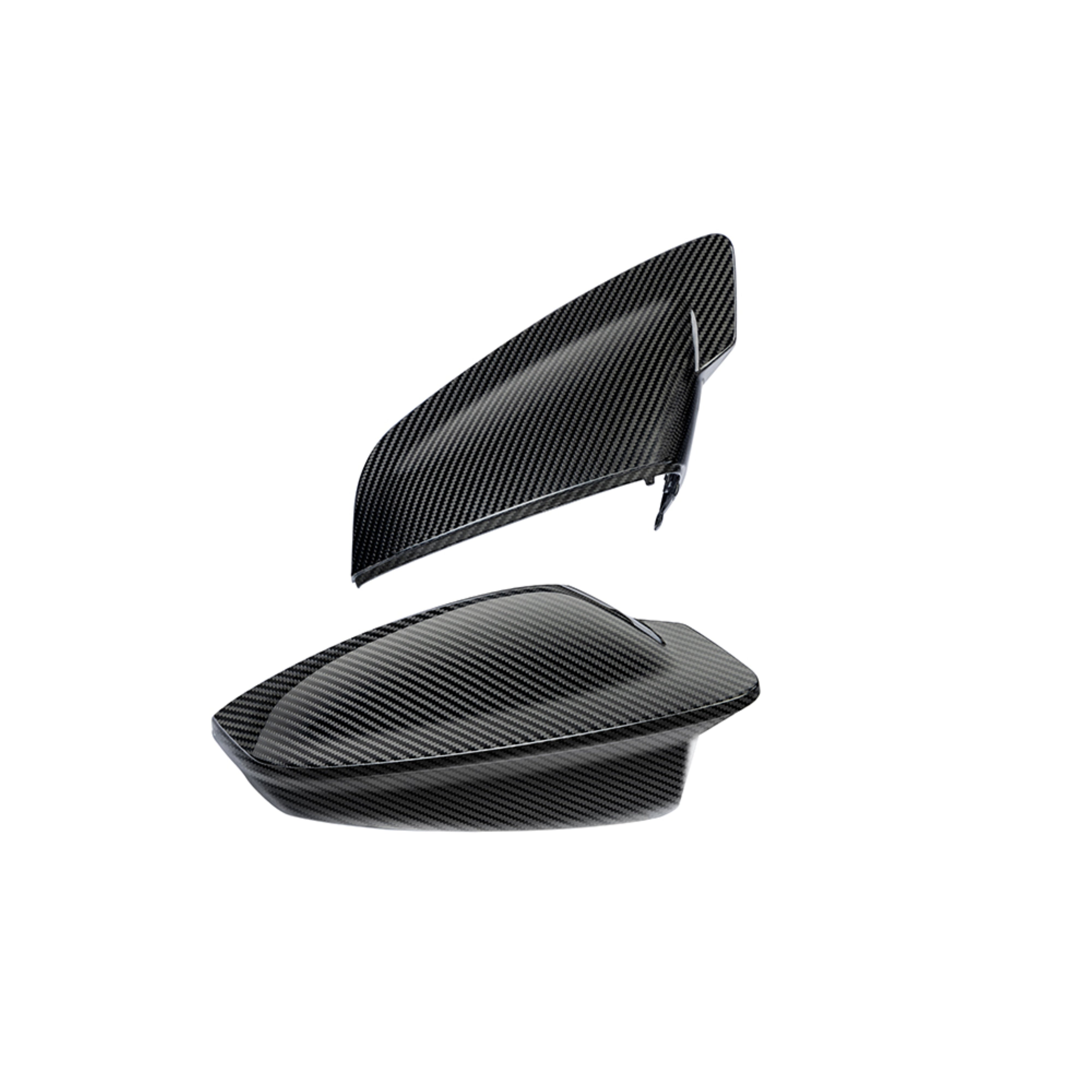 Audi RS3 8Y 8Y.5 2021-ON (Left Hand Drive Only) with Aftermarket Parts - Without Lane Keep Assist Mirror Caps Dry Pre-preg Carbon Fiber from SOOQOO USA