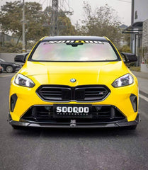 BMW 2 Series M235 228 F74 Gran Coupe 2025-ON with Aftermarket Parts - Front Lip Dry Pre-preg Carbon Fiber from SOOQOO USA