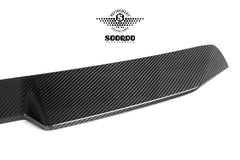 BMW 2 Series M235 228 F74 2025-ON with Aftermarket Parts - Rear Roof Spoiler Dry Pre-preg Carbon Fiber from SOOQOO USA