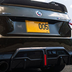 BMW 2 Series M240i 230i G42 2022 2023 2024 with Aftermarket Parts - Without Light Rear Diffuser Pre-preg Carbon Fiber from SOOQOO USA