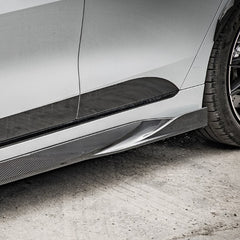 BMW 4 Series Gran Coupe M440i 430i G26 2022 2023 2024 with Aftermarket Parts - Side Skirts Pre-preg Carbon Fiber from SOOQOO USA