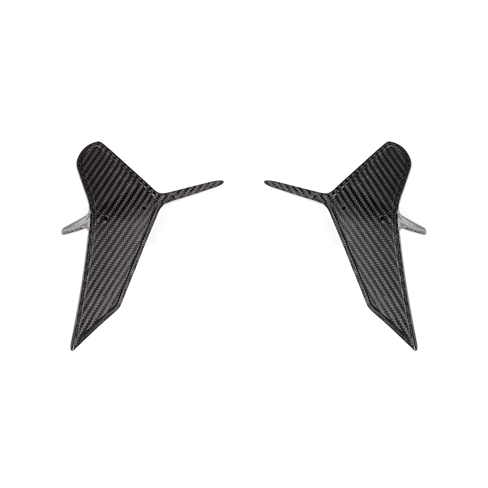 BMW 8 Series M850 840i G14 G15 G16 2018 2019 2020 2021 2022 2023 2024 with Aftermarket Parts - X-A & X-B Rear Canards Pre-preg Carbon Fiber from SOOQOO USA