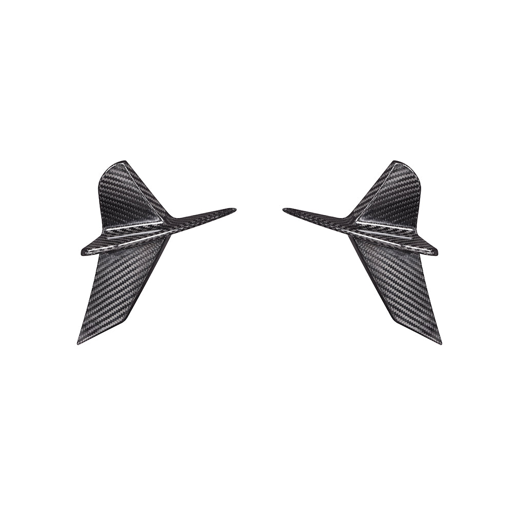 BMW 8 Series M850 840i G14 G15 G16 2018 2019 2020 2021 2022 2023 2024 with Aftermarket Parts - X-A & X-B Rear Canards Pre-preg Carbon Fiber from SOOQOO USA