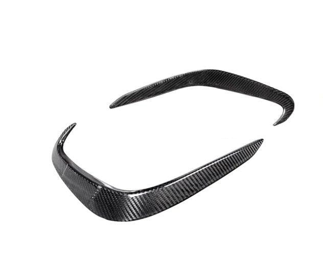 BMW 8 Series M850 840i G14 G15 G16 2018-ON with Aftermarket Parts - X-A Rear Bumper Vent Outter Trims Dry Pre-preg Carbon Fiber from SOOQOO USA