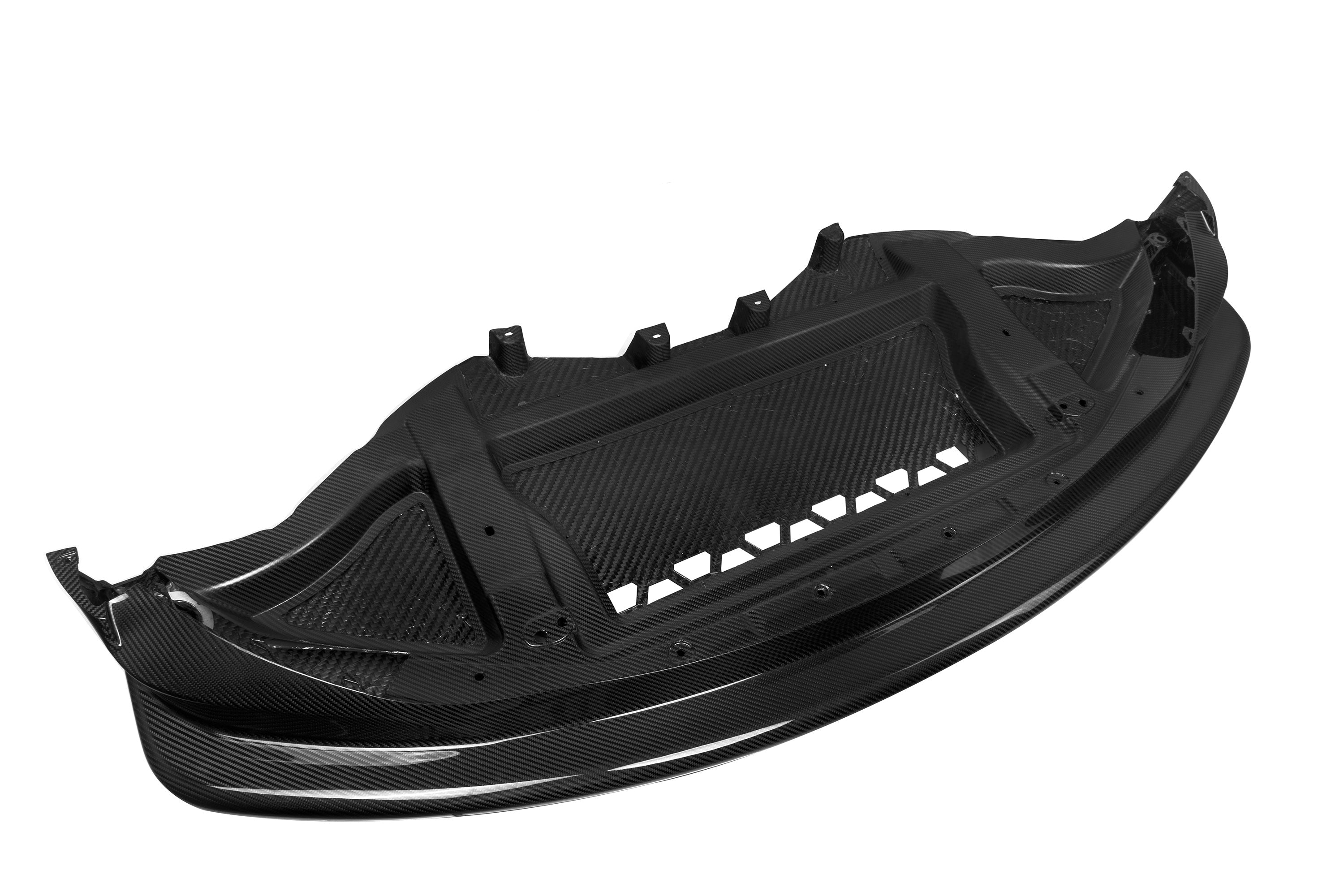 Upgrade Your BMW M3 M3C M3CS G80 G81 2021-ON & M4 M4C M4CS G82 G83 2021-ON with Aftermarket Parts - GT4 Style Front Lip and Undertray Carbon Fiber from SOOQOO USA