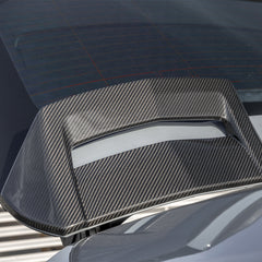 BMW X4M X4MC F98 (Fits Both Pre-LCI & LCI) 2019-ON & X4 G02 (Fits Both Pre-LCI & LCI) 2019-ON with Aftermarket Parts - Rear Roof Spoiler Carbon Fiber from SOOQOO USA