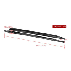 BMW I4 M50 / e Drive 40 G26 2022 2023 2024 with Aftermarket Parts - Side Skirts Pre-preg Carbon Fiber from SOOQOO USA