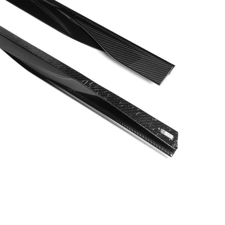 BMW I4 M50 / e Drive 40 G26 2022 2023 2024 with Aftermarket Parts - Side Skirts Pre-preg Carbon Fiber from SOOQOO USA