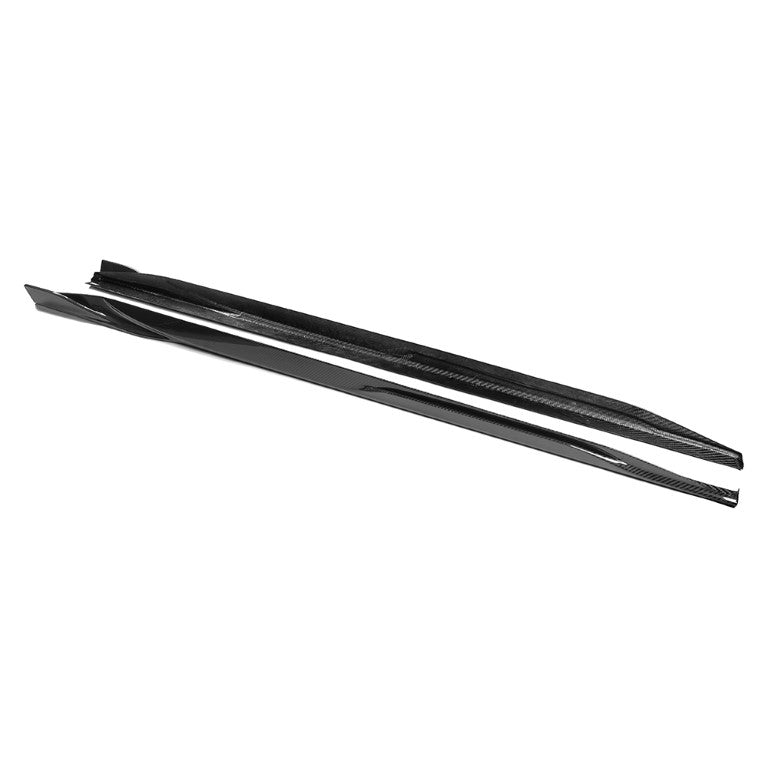 BMW I4 M50 / e Drive 40 G26 2022 2023 2024 with Aftermarket Parts - Side Skirts Pre-preg Carbon Fiber from SOOQOO USA