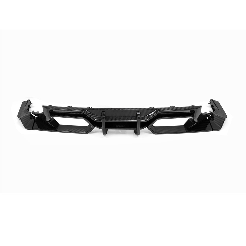 Upgrade Your BMW M2C M2 G87 2023-ON with Aftermarket Parts - A Style (Without Light) Rear Diffuser Carbon Fiber from SOOQOO USA