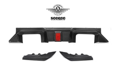 BMW M2C M2 G87 2023-ON with Aftermarket Parts - C Style (With Light) Rear Diffuser Dry Pre-preg Carbon Fiber?from SOOQOO USA
