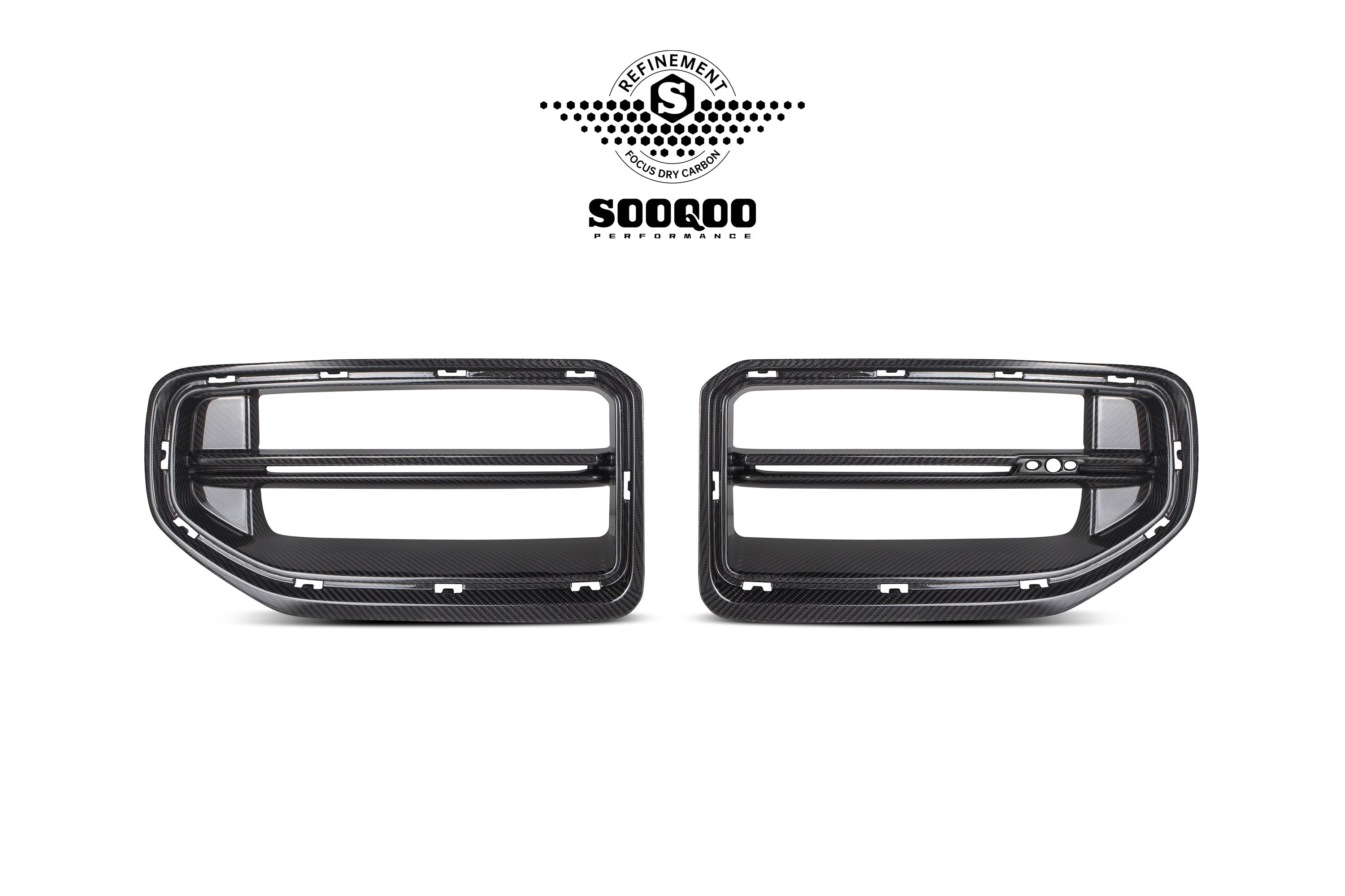 BMW M2C M2 G87 2023-ON with Aftermarket Parts - C Style Replacement Front Grill Pgrre-preg Carbon Fiber from SOOQOO USA