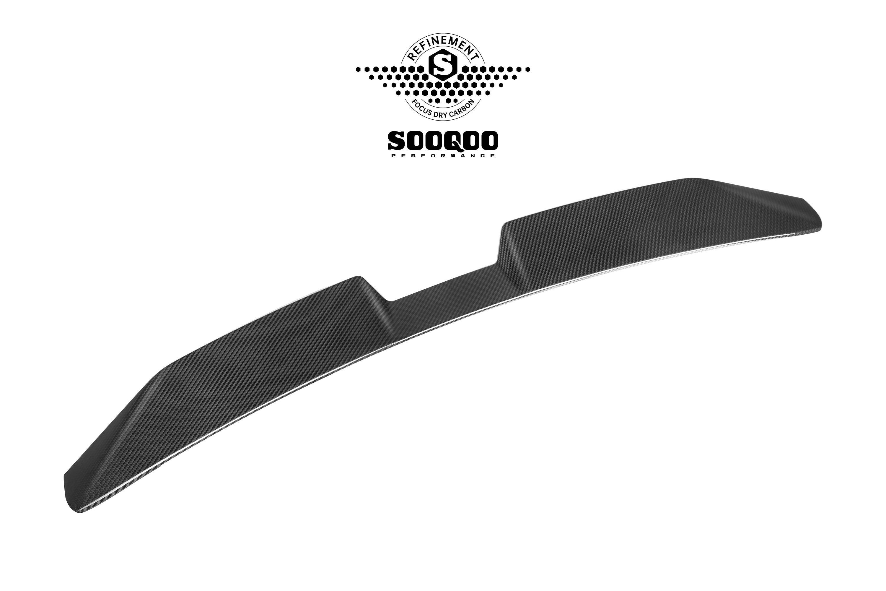 BMW M2C M2 G87 2023-ON with Aftermarket Parts - Rear Roof Spoiler Dry Pre-preg Carbon Fiber from SOOQOO USA