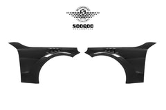 BMW M2CS M2 G87 2023-ON & 2 Series M240i 230i G42 2022-ON with Aftermarket Parts - Front Fenders Dry Pre-preg Carbon Fiber / FRP from SOOQOO USA