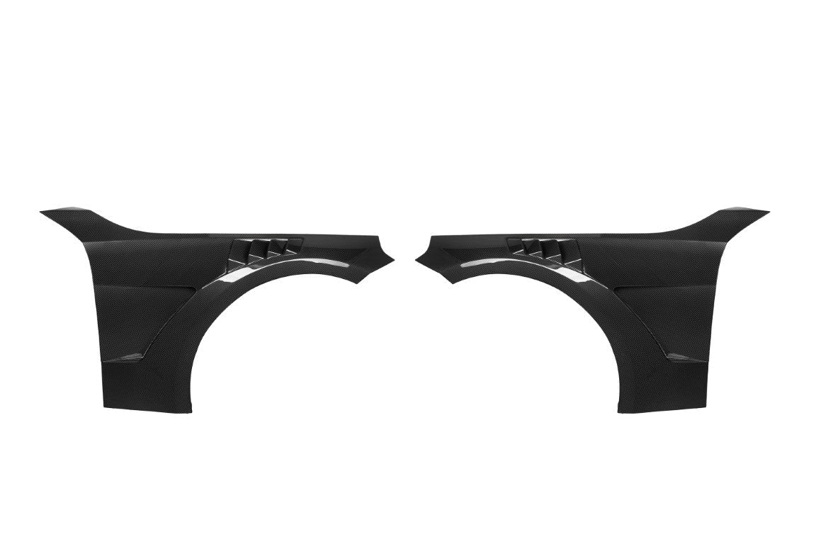 BMW M2CS M2 G87 2023-ON & 2 Series M240i 230i G42 2022-ON with Aftermarket Parts - Front Fenders Dry Pre-preg Carbon Fiber / FRP from SOOQOO USA