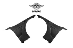 BMW M2CS M2 G87 2023-ON & 2 Series M240i 230i G42 2022-ON with Aftermarket Parts - Front Fenders Dry Pre-preg Carbon Fiber / FRP from SOOQOO USA