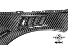 BMW M2CS M2 G87 2023-ON & 2 Series M240i 230i G42 2022-ON with Aftermarket Parts - Front Fenders Dry Pre-preg Carbon Fiber / FRP from SOOQOO USA