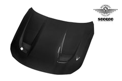 BMW M2CS M2 G87 2023-ON & 2 Series M240i 230i G42 2022-ON with Aftermarket Parts - Hood Bonnet & Garnish Dry Pre-preg Carbon Fiber / FRP from SOOQOO USA