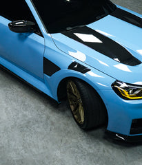 BMW M2CS M2 G87 2023-ON & 2 Series M240i 230i G42 2022-ON with Aftermarket Parts - V2 Front Fenders Dry Pre-preg Carbon Fiber from SOOQOO USA
