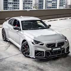BMW M2 M2C G87 2023-ON with Aftermarket Parts - A Style Front Lip Carbon Fiber from SOOQOO USA