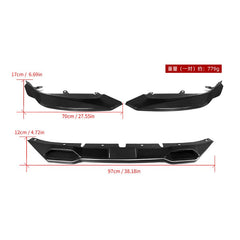 BMW M2 M2C G87 2023-ON with Aftermarket Parts - A Style Front Lip Carbon Fiber from SOOQOO USA